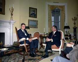 President John F. Kennedy with Erich Mende Free Democratic Party Photo P... - £6.89 GBP+