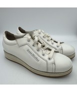 Acne Studios White Leather Platform Sneakers Sz 37~US 6.5–7 Minimalist Designer - $139.95