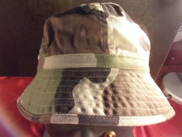 HAT SUN HOT WEATHER BOONIE MILITARY WOODLAND BDU BOONIE ONE SIZE FITS MOST - $20.89