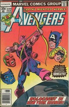 Avengers #172 ORIGINAL Vintage 1978 Marvel Comics Hawkeye - £15.48 GBP