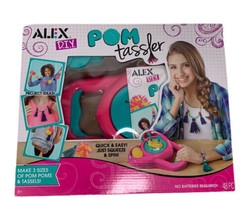 ALEX DIY Pom Tassler Craft Kit NEW Makes 3 Sizes Of Poms Poms /Tassels 48pcs NEW - £10.24 GBP