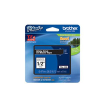 BROTHER INTL (LABELS) TZE335 TZE335 1/2IN WHITE ON BLACK FOR TZ BASED MA... - £42.94 GBP