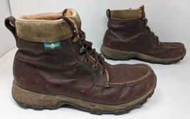 Twisted X Waterproof Hiker Brown Leather Work Boots Men Size 9 M MHKW004... - $48.50