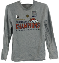 NFL Team Apparel Jugend Denver Broncos Country T-Shirt Grau - Groß 14/16 - £10.15 GBP