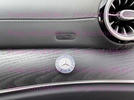 1x 3D Mercedes Star Logo Metal Made Dashboard Emblem Badge Interior Exterior - £10.27 GBP