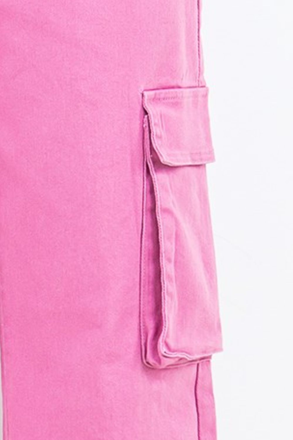 American Bazi Full Size Drawstring Wide Leg Cargo Pants Plus Size Item image 3
