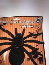 Flocked Halloween Spider New A7 - £7.78 GBP