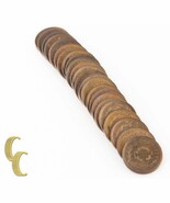 1935-Mo Mexican Un Centavo Lot (AU+, 25 coins) Mexico City One 1c KM-415 - $106.62 CAD
