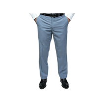 Mens DKNY 100% Wool Two Button Notch Lapel Slim fit Shark Texture 1393 Sky Blue image 12