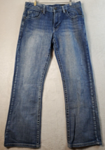Axel Jeans Men Size 32 Blue Denim Cotton 5-Pocket Design Straight Leg Be... - £18.05 GBP