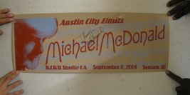 Michael Mcdonald Poster Autografato Da Doobie Brothers Austin Città Limits - £213.15 GBP