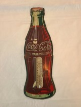 Vintage 1950&#39;s Coca Cola Thermometer, Tin - £43.95 GBP