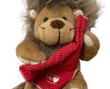 Vintage 1994 Plush Creations Inc Brown Baby Lion Plush 8&quot; With Blankie  - £8.93 GBP