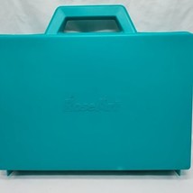 *Damaged* Vintage Roseart Aqua Teal Craft Supply Container 13&quot; X 2 1/2&quot; ... - €28,12 EUR