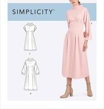 Simplicity Sewing Pattern 9174 10743 Knit Dress Misses Size 16-24 - $8.96