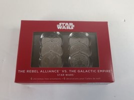 Hallmark Keepsake Star Wars Rebel Alliance vs Galactic Empire Mini Ornam... - £3.92 GBP