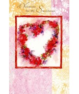 A Valentine For My Sweetheart - Valentines Greeting Card - V2703-1 - $51.41 MXN