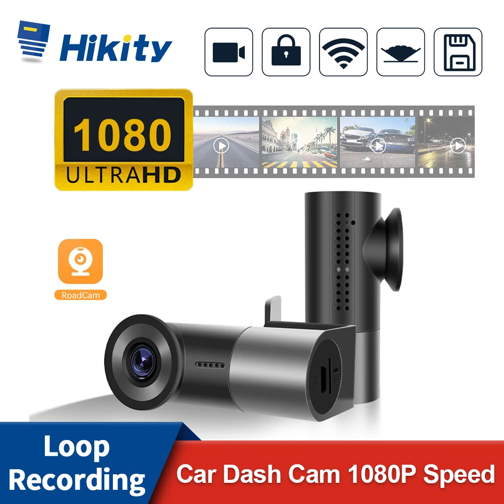 Hikity Car DVR Video Recorder Dashboard Auto Rear Mirror Camera Parking ... - £28.79 GBP
