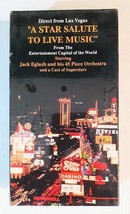 Direct From Las Vegas &quot;A Star Salute To Live Music&quot; Jack Eglash Orchestra 2 VHS - £8.64 GBP