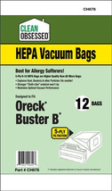 Clean Obsessed Oreck Buster B. micro Filter Bags, 12/pk CH678 - £12.51 GBP