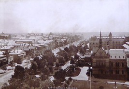 North terrace, Adelaide -  (Original 1920's Print) -  Framed  Print - 12" x 16" - $59.00
