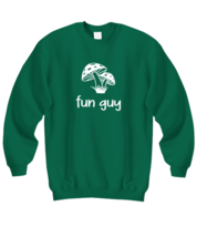 Funny Sweatshirt Fun Guy Green-SS  - £22.14 GBP