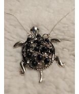 Jeweled Turtle Necklace - $24.00