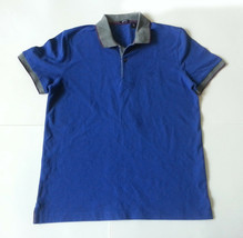 Hugo Boss Men Size M Polo Shirt Cotton Blue  - £61.00 GBP