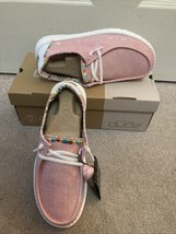 Hey Dude Wendy Boho Embroidery Dust Rose Sneaker Slip On Women&#39;s Sizes US 6 - $47.27