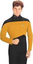 Rubies Costume Star Trek the Next Generation Crew Shirt Gold Size Small - £29.52 GBP