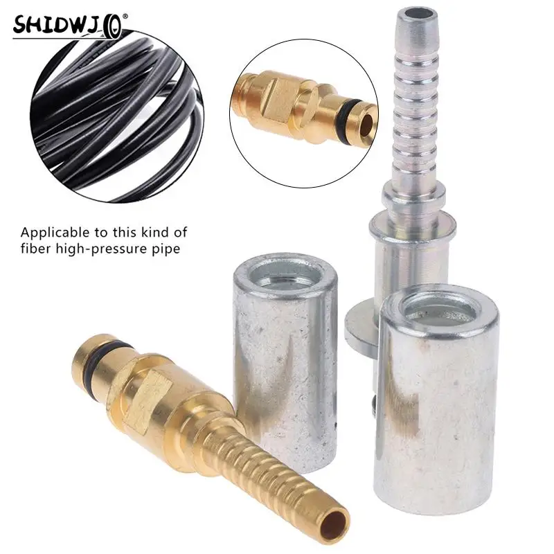 1Pcs High Quality Hose Plug Fitting With Sleeve For Karcher K Pressure W... - £10.09 GBP