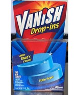 Vintage 1997 Vanish Blue Tablet Drop Ins Toilet Bowl Cleaner Open Box - $8.00