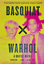 Basquiat X Warhol - Original Exhibition Poster - Paris -2023 - £298.85 GBP