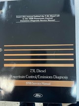 1998 Ford 7.3L Powerstroke Diesel Powertrain Controllo Emissione Service Manuale - £103.66 GBP