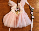 NEW 6&quot; BEAR/DOLL CLOTHES PINK BALLERINA OUTFIT - $3.91