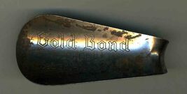 Gold Bond Shoes Vintage Metal Shoehorn Sears Roebuck &amp; Co.  - $10.89