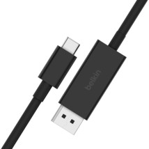Belkin USB Type C to DisplayPort 1.4 Cable 6.6ft/2m, 32.4Gbps, 8K@60Hz o... - £44.05 GBP