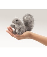 Mini Gray Squirrel Finger Puppet - Folkmanis (2648) - $10.34