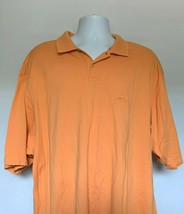 Tommy Bahama Polo Shirt Mens XXL Orange Cotton Embroidered Marlin Logo - $29.65