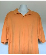 Tommy Bahama Polo Shirt Mens XXL Orange Cotton Embroidered Marlin Logo - £23.67 GBP