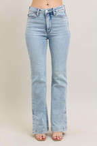 Judy Blue Full Size Tummy Control Vintage Wash Side Slit Slim Boot Jeans... - $60.34+