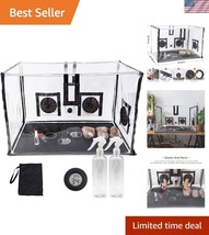 Large PVC Mushroom Growing Tent Kit with Hygrometer &amp; Water Bottles - 31... - $1,008.82 MXN