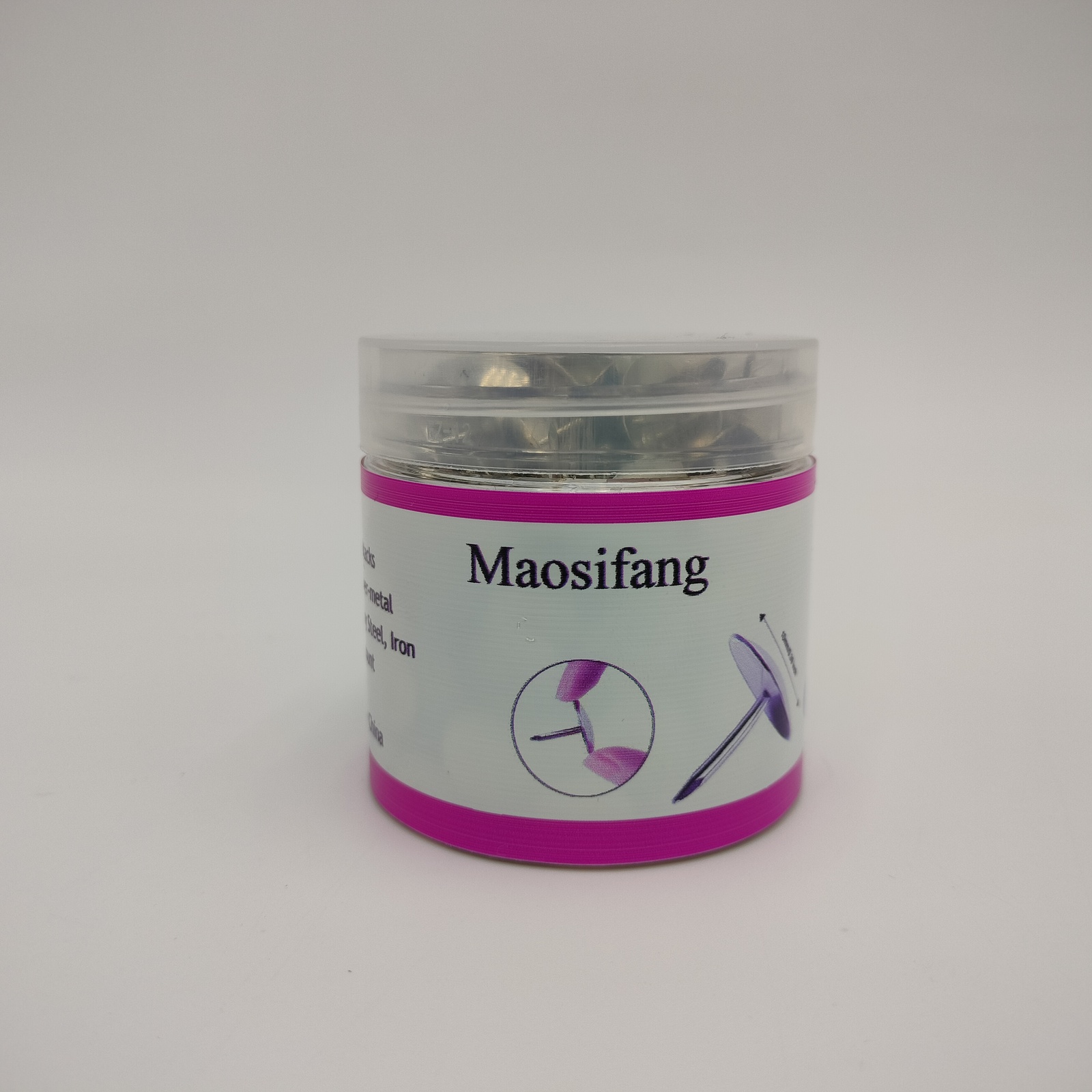 Maosifang Thumbtacks Thumb Tack Flat Push Pins Silver Thumb Tacks 400 Count - $10.99