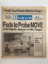 Philadelphia Daily News Tabloid August 1 1985 Feds to Prove Move Civil R... - £18.63 GBP