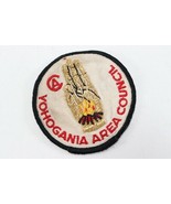 Vintage Yohogania Area Council Round Twill T BSA Boy Scout of America Ca... - $174.01 MXN