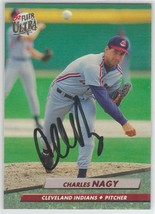 Charles Nagy Auto - Signed Autograph 1992 Fleer Ultra #351 - Cleveland Indians - £2.33 GBP