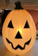 Halloween Jack-o-Lantern Large 22” Light Up Blow Mold Pumpkin General Foam Plast - £25.63 GBP