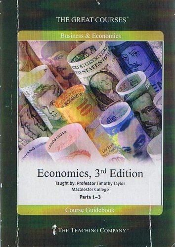 The Great Courses - Economics 3rd Edition [Paperback] Professor Timothy ... - $30.38