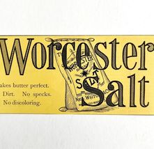 Worcester Salt Nash Whiton NY 1894 Advertisement Victorian Spices 5 ADBN1m - $19.99