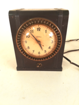Vintage Warren Telechron Lamp Timer Clock, Bakelite Case, Bad Cord, Parts Only - £25.29 GBP
